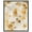 Black Floater Frame, variant on Pearls And Amber Watercolor Boho Abstracts Canvas Wall Art by Art Remedy, Gold Floater Frame, 21.5" x 25.5"