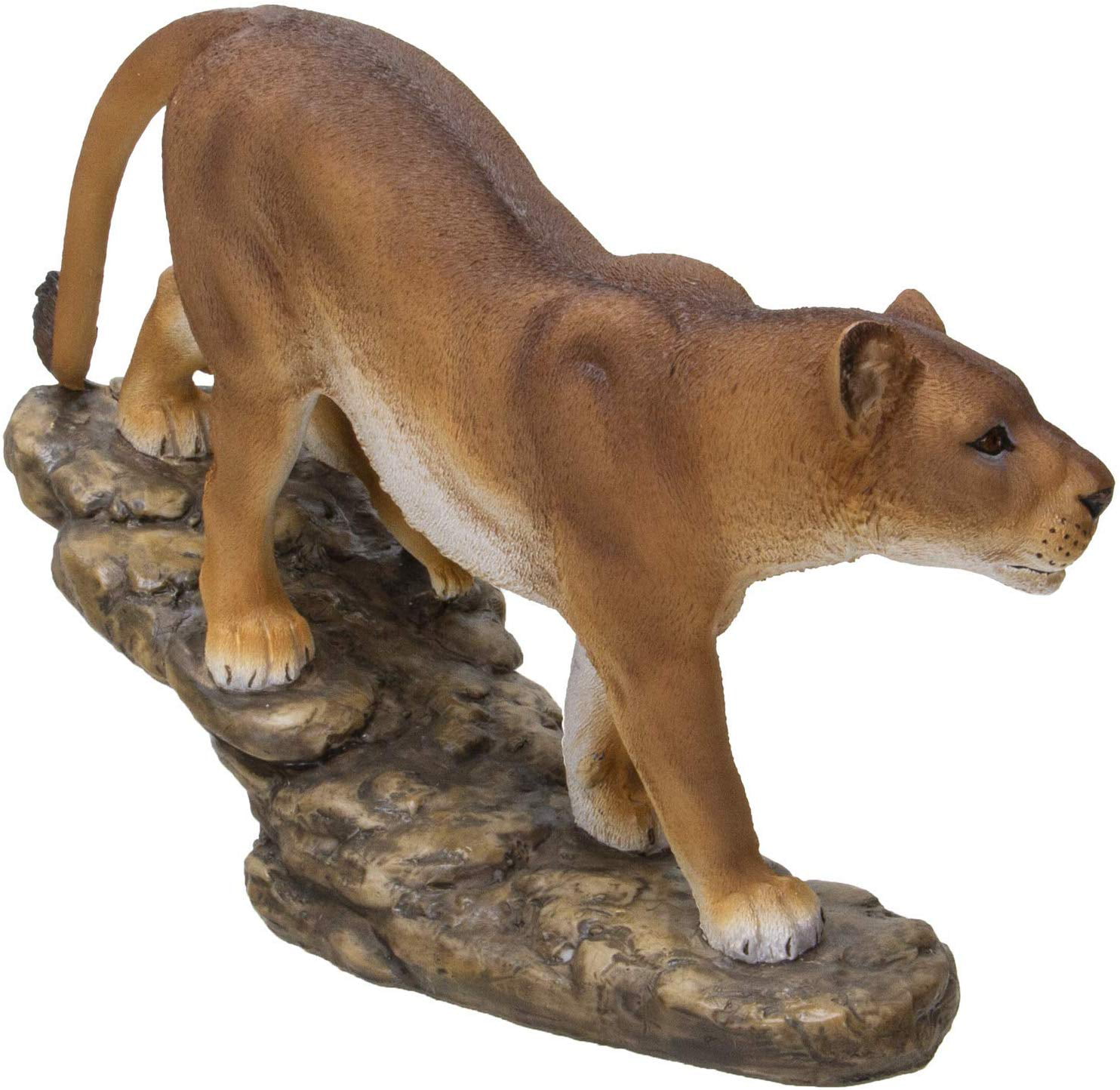Safari African Lion Queen Lioness With Cub Family Statue 11"L Animal Collectible 