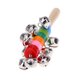 thumbnail image 2 of Campanilla de mano pequeña de madera yeacher con 10 sonajas de metal, 2 of 8