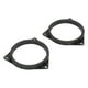 thumbnail image 2 of 2 piezas de anillos para altavoces de audio de coche, color negro mate, repuesto para modificación de automóvil Nissan, 2 of 14