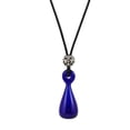 thumbnail image 2 of Milaget Aromatherapy Essential Oil Perfume DIY Glass Bell Pendant - Dark Blue, 2 of 7