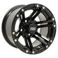 thumbnail image 2 of GTW Specter 12" Golf Cart Wheels Black 205x30 Cruze Tires Yamaha, 2 of 4