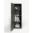 thumbnail image 7 of Pemberly Row 4 Shelf Personal Metal Locker Storage Cabinet Locking Charcoal, 7 of 7