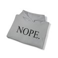 thumbnail image 2 of Nope. Funny Sarcastic Adult’s Unisex Cotton Pullover Sweatshirt Hoodie, 2 of 5