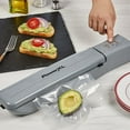 thumbnail image 5 of 80-Foot Value Pack – Vacuum Sealer Bags, Rolls for Food Storage, Great for Steaks & Custom Snack Bags by PowerXL™ Duo NutriSealer™, 4-Pack 10.2” x 20’ Large Rolls, Clear, 5 of 10