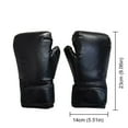 thumbnail image 2 of BLEEUS Boxing Gloves Breathable Kickboxing Training Mitts For Boys Girls Fitness Supplies (Black), 2 of 10