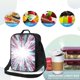 thumbnail image 4 of Balery Blue Swirl Fireworks Caja de Almuerzo y Bolsa de Almuerzo para Hombres y Mujeres, Bolsa de Almuerzo Reutilizable con Gran Capacidad, Bolsa de Almuerzo Aislada, 4 of 7
