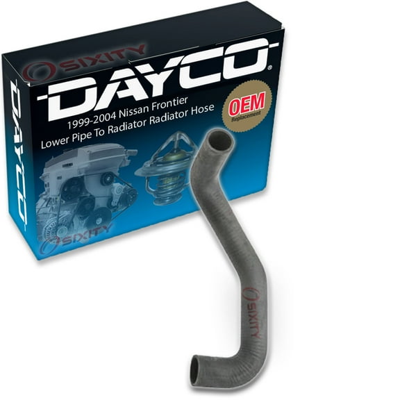 Dayco Lower Pipe To Radiator Radiator Coolant Hose compatible with Nissan Frontier 3.3L V6 1999-2004