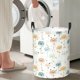 thumbnail image 5 of Fotbe Dandelion Cesto de Ropa con Asas, Cesto Impermeable de Gran Capacidad, Bolsa de Lavado para Dormitorio, Cesto de Ropa con Ruedas y Asas-Medium, 5 of 6