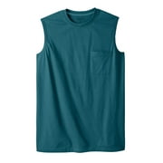 Boulder Creek By Kingsize Men's Big & Tall Heavyweight Pocket Muscle Tee Shirt
