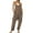 Coffee, variant on Jumpers for Women, Women's Casual Sleeveless Jumpsuits V Neck Spaghetti Strap Overalls Long Pants Romper with Two Pockets one Piece Jumpsuits for Women orange 2XL