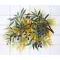 thumbnail image 1 of Tile Mural Kitchen Backsplash - Olive Branch - by Erin Dertner, 1 of 1