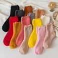 thumbnail image 4 of tredstone 10 Pcs/set Chaussettes Extra Épaisses en Forme de Pieds avec Texture Douce et Résistantes à l'Usure, Khaki 1Set, 4 of 6