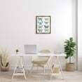thumbnail image 2 of Stupell Varied Butterflies Insect Patterns Animals & Insects Painting Gold Floater Framed Art Print Wall Art, 2 of 6