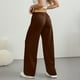 thumbnail image 3 of WILLBEST Pantalones Casuales Elegantes Para Mujer, de Cintura Alta, Holgados, Largos y Con Cordón Para Mayor Comodidad y Estilo En El Uso Diario y Viajes., 3 of 5