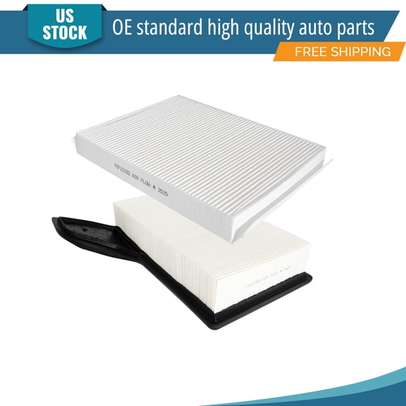 YXPCARS 2PCS Engine Air Filter & Cabin Air Filter for Ford Mustang 2015 - 2022 (CA11958, CF12152)