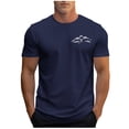 thumbnail image 1 of Eres Más Que una Camisa de Puntuación de Prueba Nueva Moda Casual Hombres Imprimir Camiseta Deportiva Manga Corta Blusas de Cuello Redondo, 1 of 1