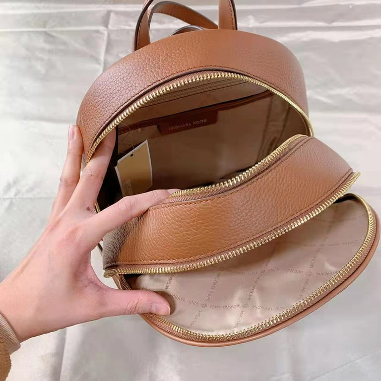 Michael Kors Adina Medium Luggage Pebbled Leather Convertible