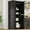 Black, variant on Kojooin Modern Kitchen Pantry Cabinet with Adjustable Shelves - 70" Tall Storage Cupboard for Home Bar & More