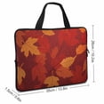 thumbnail image 2 of AWERP Orange Fall Maple Tree Leaves Laptop Sleeve Carrying Bag 13inch, 2 of 5