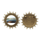thumbnail image 1 of Pin de gancho de metal vintage Unbranded con forma de sol Broche M, 1 of 3