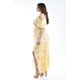 thumbnail image 2 of Maxi vestido con strech Roman Fashion /Tallas Extras, 4098 (Blanco/ beige) blanco 38, 2 of 5