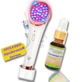 thumbnail image 1 of Lyte Wireless Duo LED Light Therapy Red & Blue Light Therapy Wand for Face Includes Hyaluronic Serum w/Automatic Sensor Wrinkle Reduction Facial Handheld Tool, 1 of 6