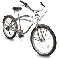 Tracer Nopa Beach Crusier Bike, 26" Wheel, 7-speed, V-brake, for Men, Mate Grey