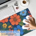thumbnail image 4 of Long Mouse Pads for Desk,Pioneer Flower Floral Print Pattern Desk Mats on Top Of Desks, Desk Mouse Pad Extra Large with 3mm Non-Slip Base and Stitched Edge for Gaming,Office,Work,Home 31.5"x11.8", 4 of 6