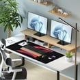 thumbnail image 6 of Large Gaming Mouse Pad for Desk, Colorful Letter Z Desk Mat, 35.4"x15.7" Big Mouse Pad with Non-Slip Base and Stitched Edge, Long Computer Keyboard Mouse Mat for Home Office Work, 6 of 6