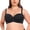 Black, variant on REUFTI Women's Bra Daily Bra Oversized Bra And Seamless Gathered With Steel Rings Adjustable Bra,Bras For Women,Daily Wear,Protecting Breasts,Support And Fixation,Comfortable Support