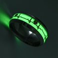 thumbnail image 4 of Couple Rings Luminous Fluorescent: 2PCS Glowing Heartbeat Rings Matching Rings, 4 of 9