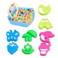 thumbnail image 4 of WHAMVOX 8pcs Play Sand Molds Beach Sand Toys Set Sand Tray Toys Sand Molds Set for Kids(Flower Butterfly/ Random Color), 4 of 8