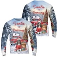thumbnail image 3 of Santa is Coming English Springer Spaniel Merry Christmas Xmas Noel Truck Tree All Over Print 3D Sweatshirt Unisex Merch Springers Dog Lover Gifts - 02023, 3 of 6