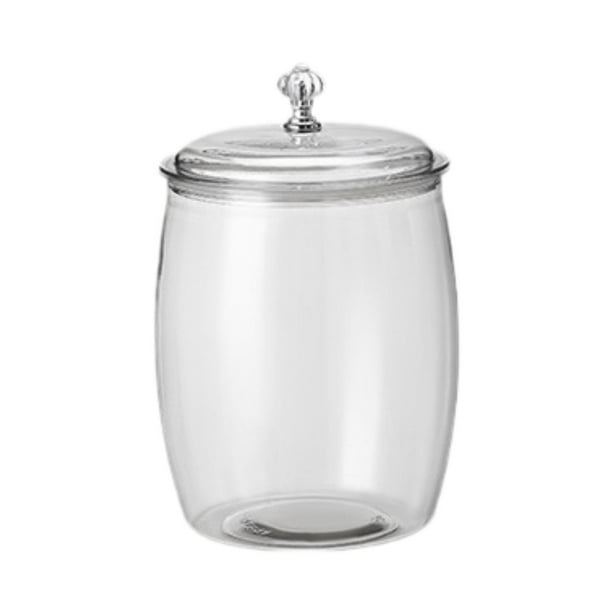 Recipiente de almacenamiento transparente, frasco sellado con tapa hermética, recipiente para harina, almacenamiento de alimentos 2 litros
