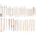 thumbnail image 2 of Juego de Herramientas de arcilla de 42 Uds., Kit de pluma punteadora para esculpir tallado y recorte de cuchillo, 2 of 5