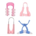 thumbnail image 1 of 4PCS Nose Up Lifting Shaping Shapers Straightening Bridge Correctors Beauty Tools for Women Girls Ladies (Random Color), 1 of 7