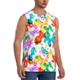 thumbnail image 2 of Kdxio Colorful Air Balloons for Men's Muscle T-shirt,Sleeveless for Workout Running Athletic Gym Lounge Casual, 2 of 5