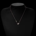 thumbnail image 3 of Elegant Heart Zircon Pendant Rhinestone Chain Jewelry for Women and Girls, 3 of 4
