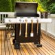 thumbnail image 5 of Leveling Foot Mat for Outdoor BBQ Stove | Anti Slip Waterproof Wheel Holder Clamps | Height Adjustable Stability | ABS Material | Fits Grill Rollers | 4 Pack, 5 of 8