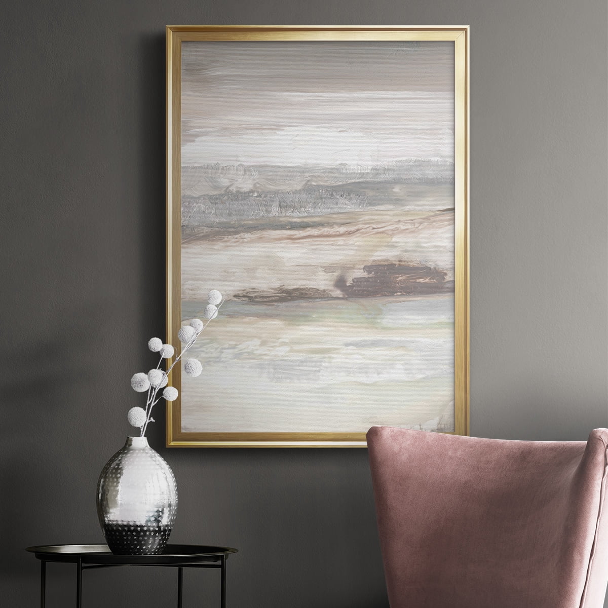 Neautral September Sky Premium Framed Print - Ready to Hang