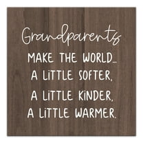 Creative Products Grandparents Make The World 12 x 12 Canvas Wall Art