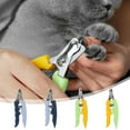 thumbnail image 1 of Cortaúñas para mascotas con mango de cola de pez de metal | Recortadora de aseo para perros y gatos | Agarre de goma antideslizante | Hoja de media luna | Protector de seguridad | Resorte de cojín, 1 of 6