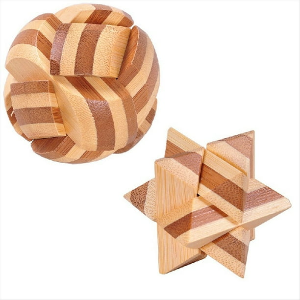 Cerradura de Madera Kongmingsuo Intelligence Suo Fancy Toy Adulto 10 Alta Dificultad A