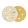 thumbnail image 4 of Dura-Gold - Premium - 120 Grit - 5" Gold Sanding Discs - 5-Hole Dustless Hook and Loop for DA Sander - Box of 50 Finishing Sandpaper Discs for Woodworking or Auto, 4 of 6