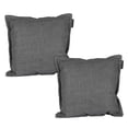 thumbnail image 1 of Cojin Decorativo Cuadrado Set de 2 Belucci Steel Gris Oscuro, 1 of 4