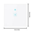 thumbnail image 4 of WiFi Smart Touch Panel Blinds Roller Shutter Flexible Timing Switch Automation Controller Smart Life App Adjustable Lightweight Golden, 4 of 6