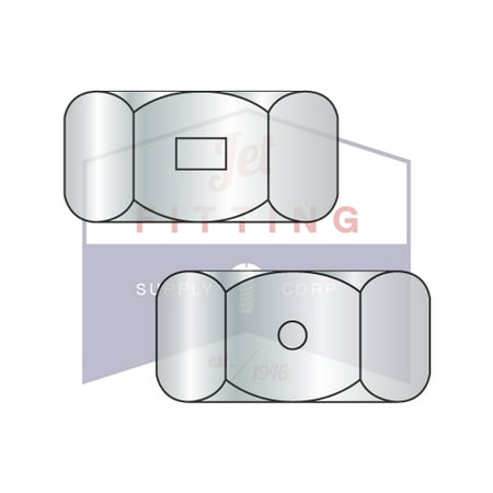 

1/2-13 Two Way Reversible Hex Locknuts | Finished Pattern | Steel | Zinc | Can have 2 or 3 indentations on the flat sides of the nut equidistant from each other (Quantity: 400)