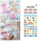 thumbnail image 5 of Pegatinas metálicas Sunnimix impermeables para laptop funda de teléfono diario para adolescentes iris, 5 of 8