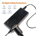 thumbnail image 7 of Sojoy AC 110-220V to DC 12V 5A 60W Converter 12V Car Cigarette Lighter Socket AC/DC Black, 7 of 7